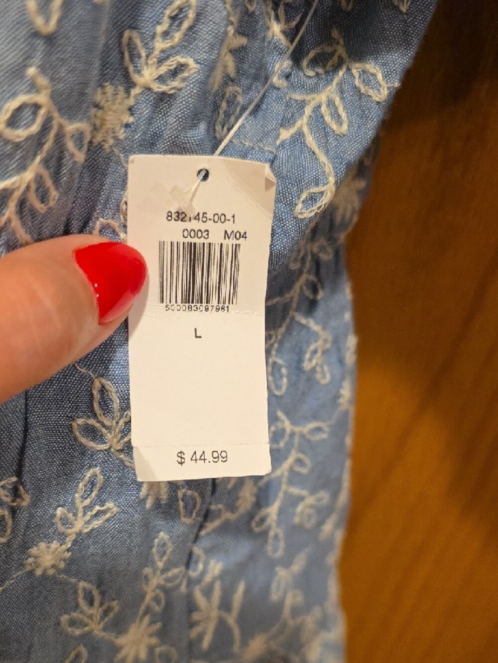 Old Navy Blue Floral Puff-Sleeve Sundress - Picture 3 of 4
